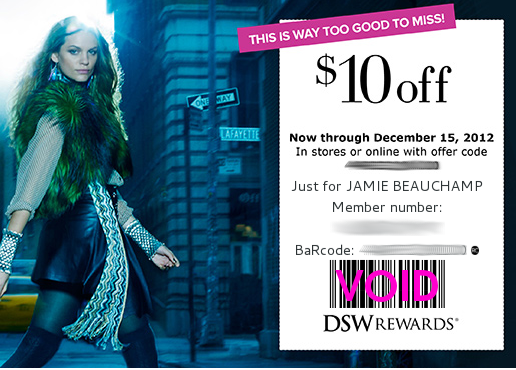 FREE 5 Dollar Birthday Certificate from DSW plus 10 Dollar Off Coupons